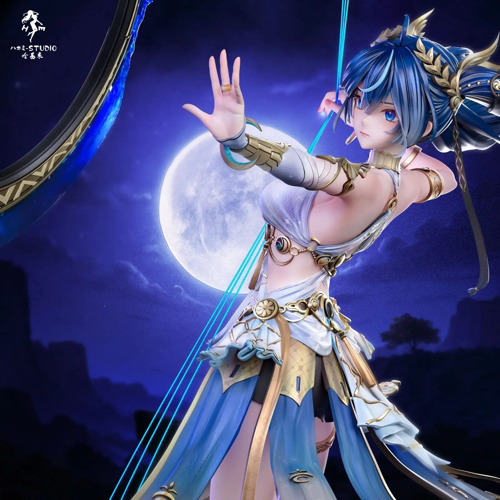 1/6 Scale Drawing Bow Iuno - Wuthering Waves Resin Statue - HaJiMi Studio - Image 6