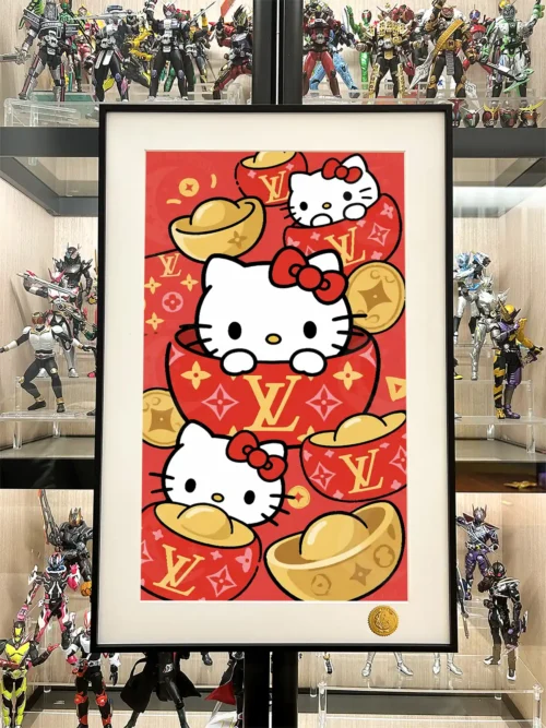 Fortune Kitty Decorative Painting - Hello Kitty - Xingkong Studio - Image 2