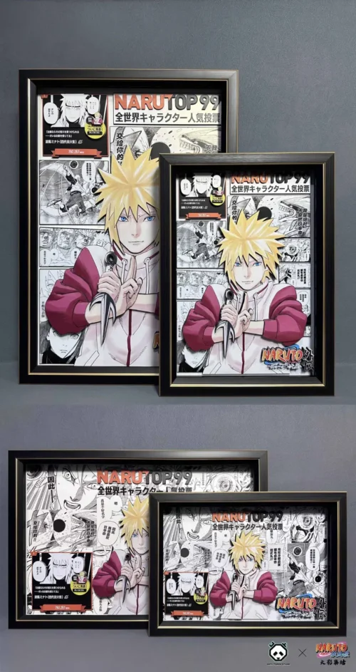 3D Decorative Paint of Minato Namikaze - Naruto Decorative Painting - AoTu Panda Studio