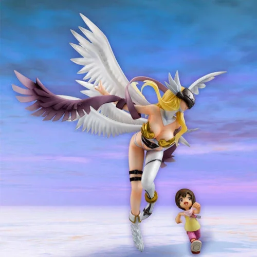 Second Edition G.E.M. Series Angewomon & Kari Kamiya - Digimon Official Statue - MegaHouse - Image 2