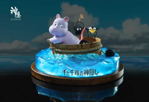 Meet Series Boh's Sculling Squad with LED - Spirited Away Resin Statue - ShenYin Studio - Image 1