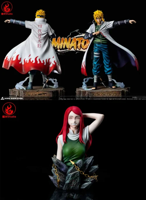 1/6 Scale Minato Namikaze & Kushina Uzumaki - Naruto Resin Statue - YuanHuo Studio