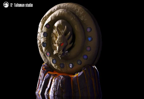 Statue Form Shendu with LED - Jackie Chan Adventures Resin Statue - ShengZhu Studio - Image 2