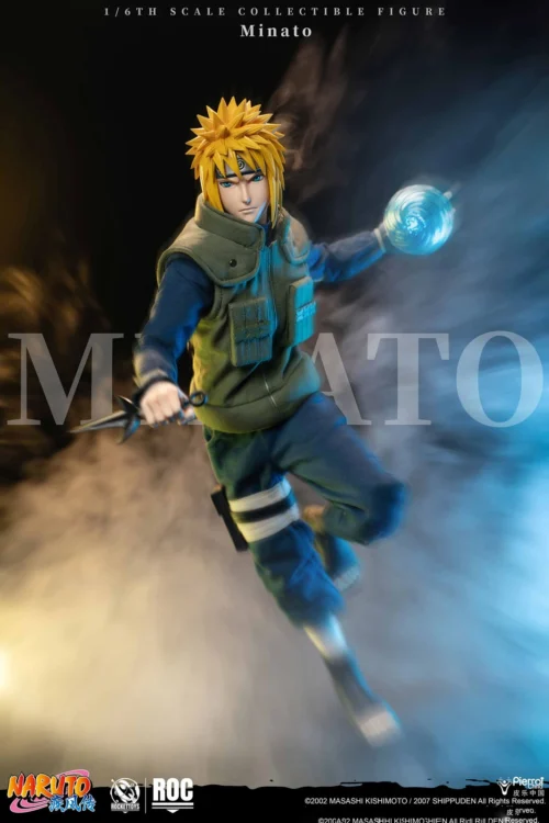 1/6 Scale Licensed Movable Konoha's Yellow Flash Ver. Minato Namikaze - Naruto: Shippuden Resin Statue - Pierrot China - Image 2