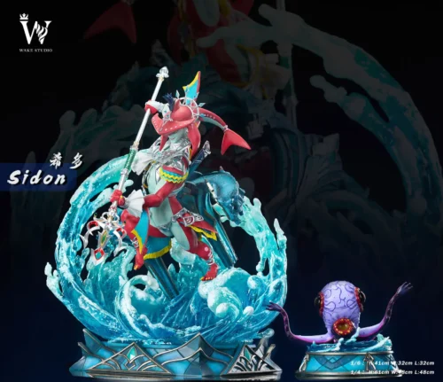 1/6 & 1/4 Scale Sidon with LED - The Legend of Zelda Resin Statue - Wake Studio - Image 2