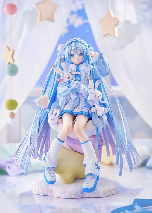 1/7 Scale Yukiiro Pop Ver. Snow Hatsune Miku - VOCALOID Official Statue - Good Smile Company - Image 1