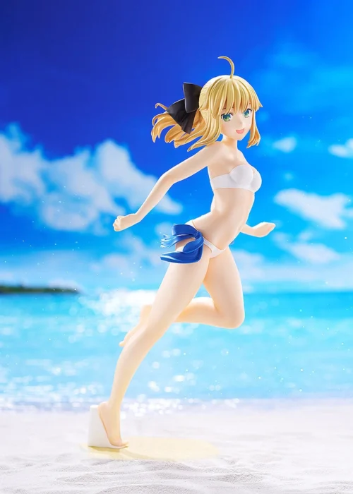 L Size POP UP PARADE Series Beach Queens Saber Lily Artoria Pendragon - Fate/Grand Order Official Statue - Good Smile Company - Image 1
