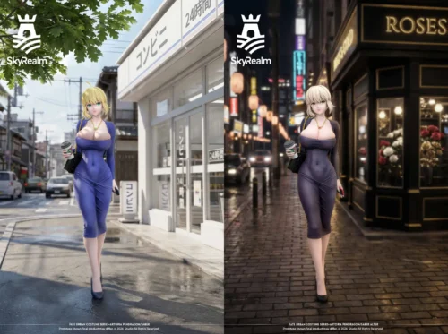 1/6 Scale Fate City Series Saber Artoria Pendragon - Fate/Grand Order Resin Statue - SkyRealm Studio - Image 1
