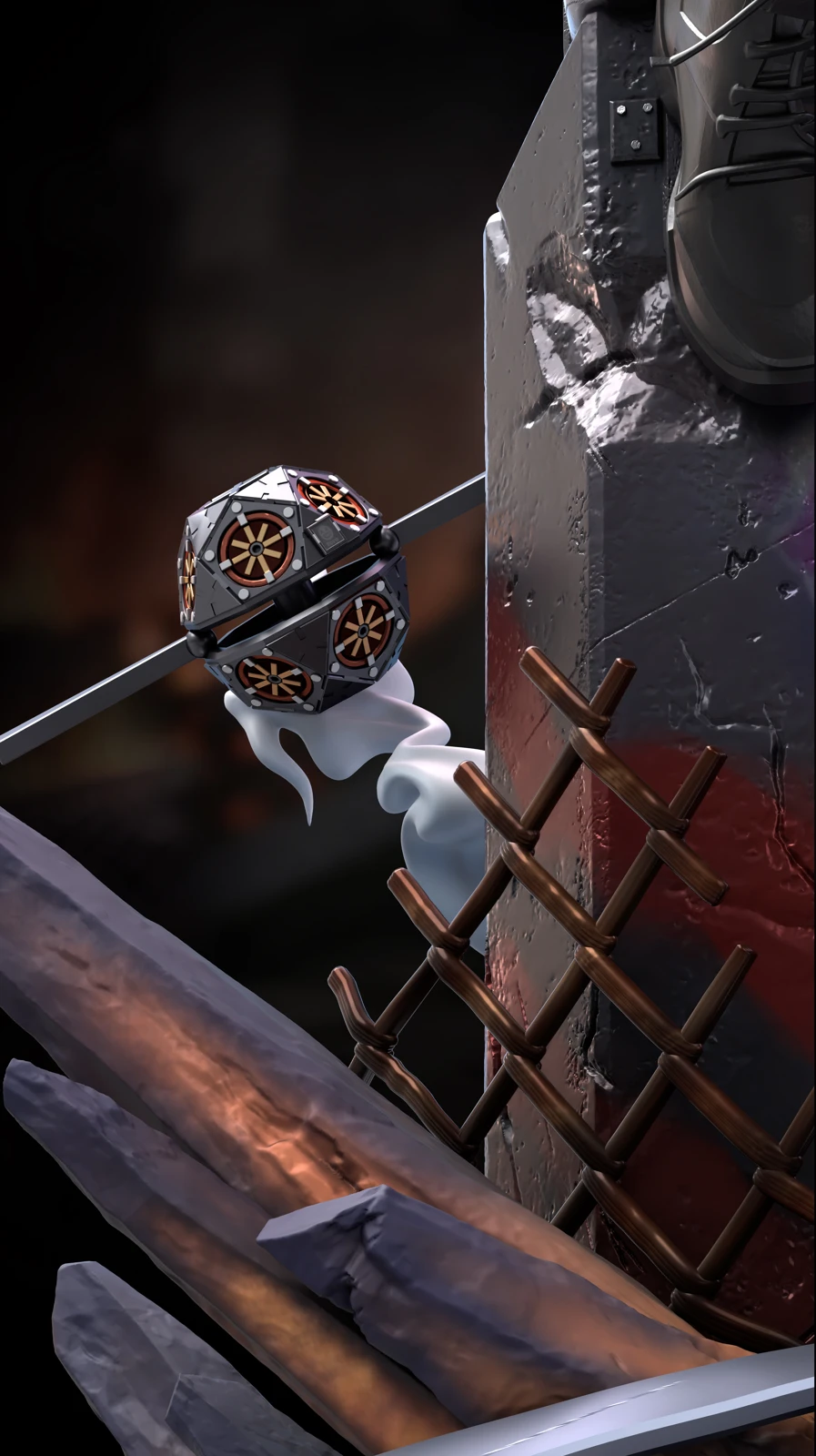 1/4 Scale A Dance of Blade Ver. Wis'adel - Delta Force Arknights Resin Statue - Reflection Studio - Image 9