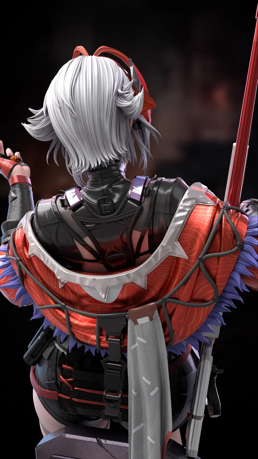 1/4 Scale A Dance of Blade Ver. Wis'adel - Delta Force Arknights Resin Statue - Reflection Studio - Image 7