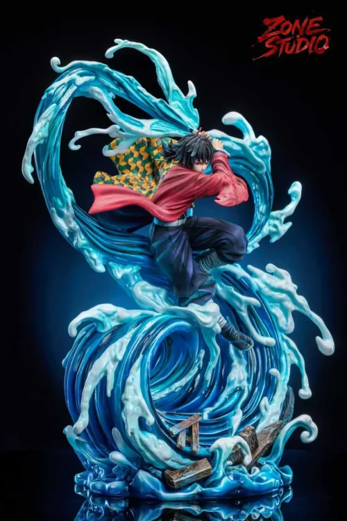 Water Hashira Giyu Tomioka - Demon Slayer: Kimetsu No Yaiba Resin Statue - Zone-Studio - Image 2