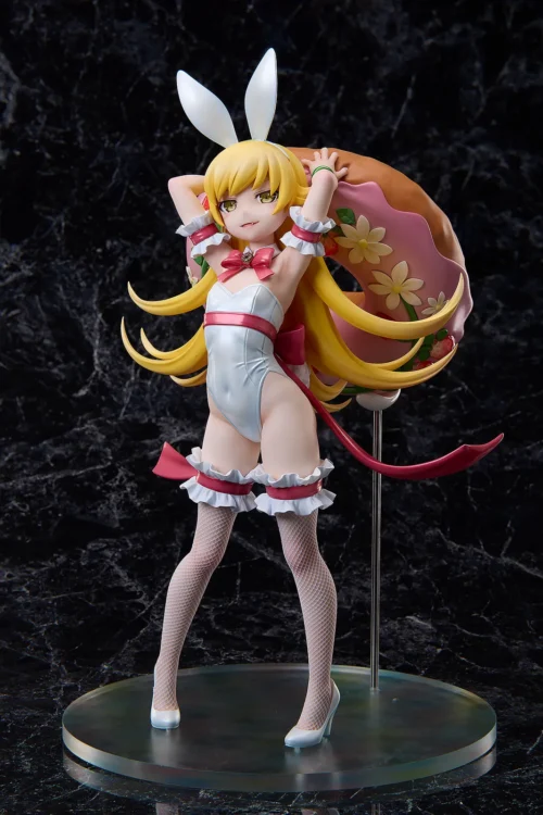 1/4 Scale White Bunny Girl Ver. Shinobu Oshino - Monogatari Official Statue - A·DIMENSION - Image 1