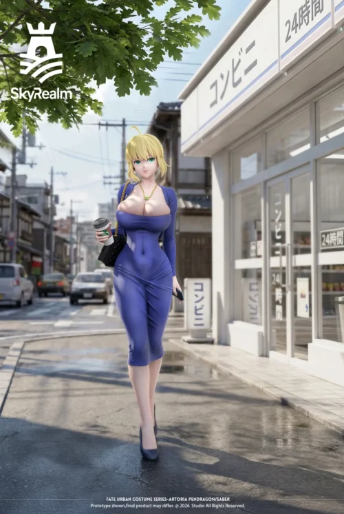 1/6 Scale Fate City Series Saber Artoria Pendragon - Fate/Grand Order Resin Statue - SkyRealm Studio - Image 2