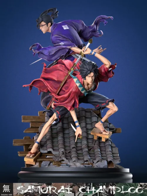 1/4 Scale Mugen & Jin - Samurai Champloo Resin Statue - Anonymous Studios - Image 1