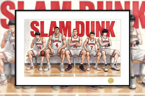 Shohoku Five Tigers Decorative Painting - SLAM DUNK - H-TWO Studio - Image 1