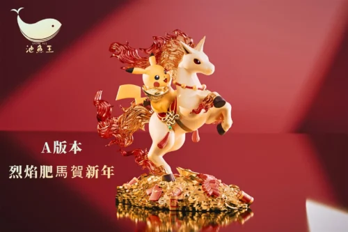 Success Immediately Rapidash & Pikachu - Pokemon Resin Statue - Shima Aji Studio - Image 2