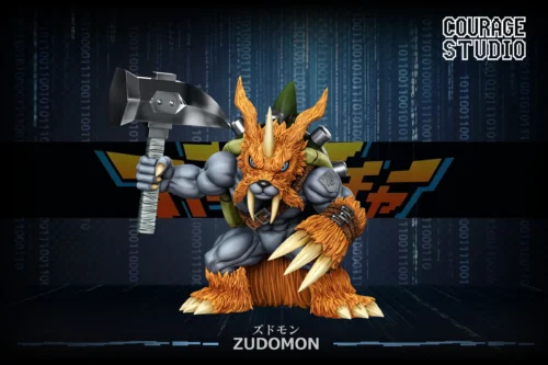 WCF Scale Zudomon - Digimon Resin Statue - COURAGE Studio - Image 1
