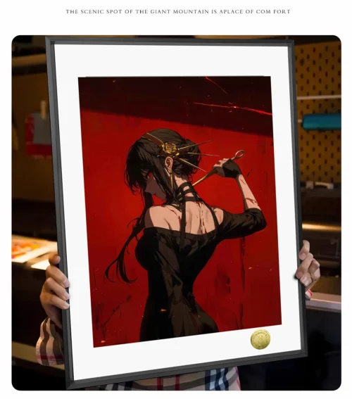 A3 & 4K Size Charming Yor Forger Decorative Painting - SPY X FAMILY Decoration Painting - HuangGua Studio - Image 2