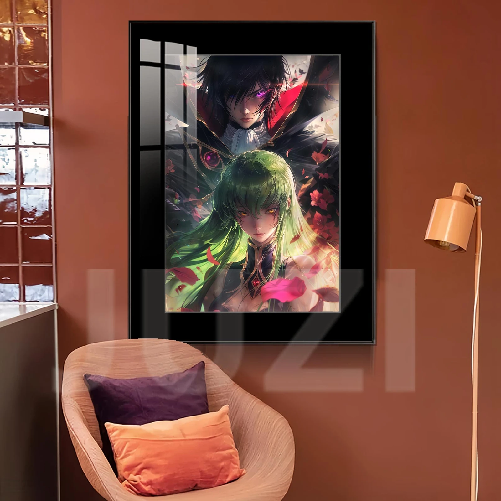 The Promise of Red Roses Lelouch vi Britannia & C.C. Decorative Painting - Code Geass Decorative Painting - JuZi Studio - Image 3