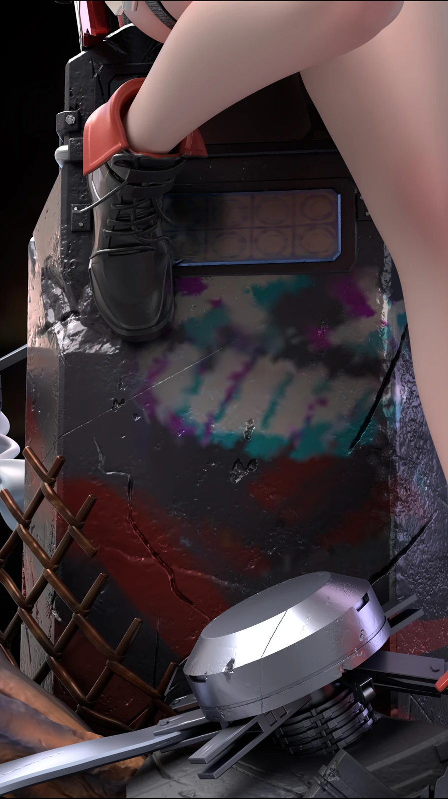 1/4 Scale A Dance of Blade Ver. Wis'adel - Delta Force Arknights Resin Statue - Reflection Studio - Image 8