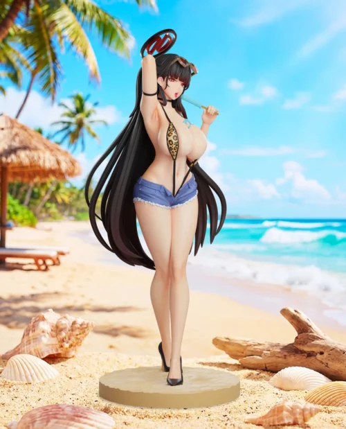 1/6 Scale Tsukatsuki Rio on the Beach - Blue Archive Statue - Bust-Studio - Image 2