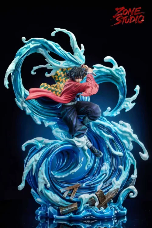 Water Hashira Giyu Tomioka - Demon Slayer: Kimetsu No Yaiba Resin Statue - Zone-Studio - Image 1