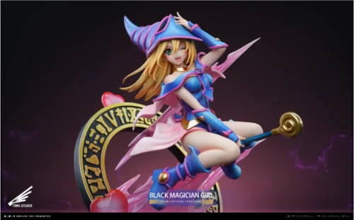 1/6 Scale Dark Magician Girl - Duel Monsters/ Yu-Gi-Oh! Resin Statue - TIME Studio - Image 2