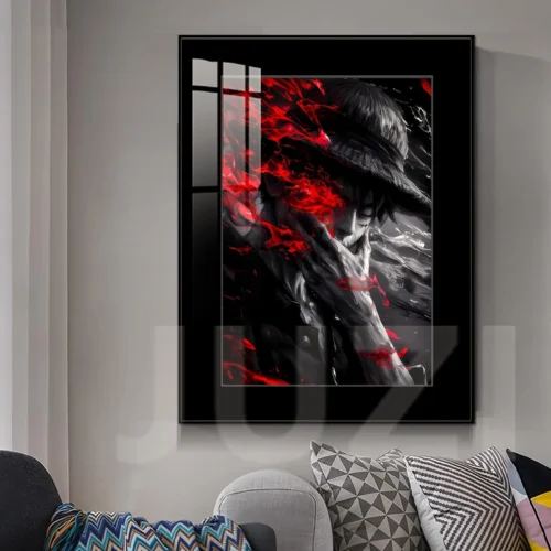 Blazing Flames Monkey D. Luffy Decorative Painting - ONE PIECE Decorative Painting - JuZi Studio - Image 2