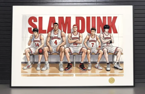 Shohoku Five Tigers Decorative Painting - SLAM DUNK - H-TWO Studio - Image 2