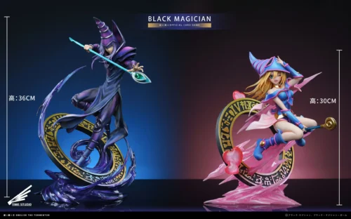 1/6 Scale Dark Magician Girl & Dark Magician - Duel Monsters/ Yu-Gi-Oh! Resin Statue - TIME Studio