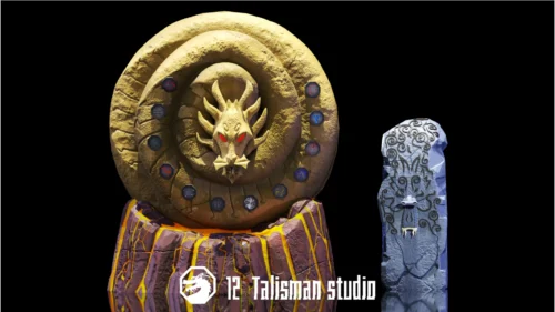 Statue Form Shendu with LED - Jackie Chan Adventures Resin Statue - ShengZhu Studio - Image 1