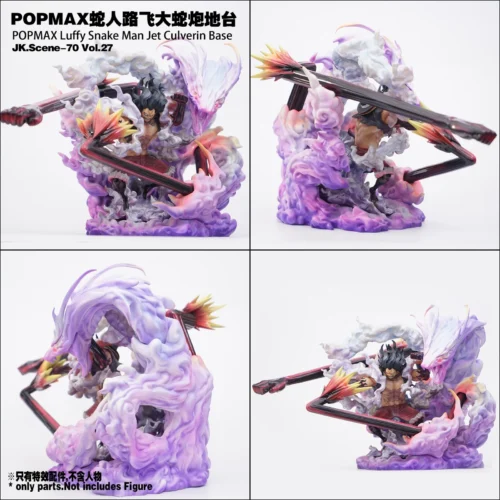 POP MAX Scale Snakeman Monkey D. Luffy Base ONLY - ONE PIECE Resin Statue - JacksDo Studios - Image 2