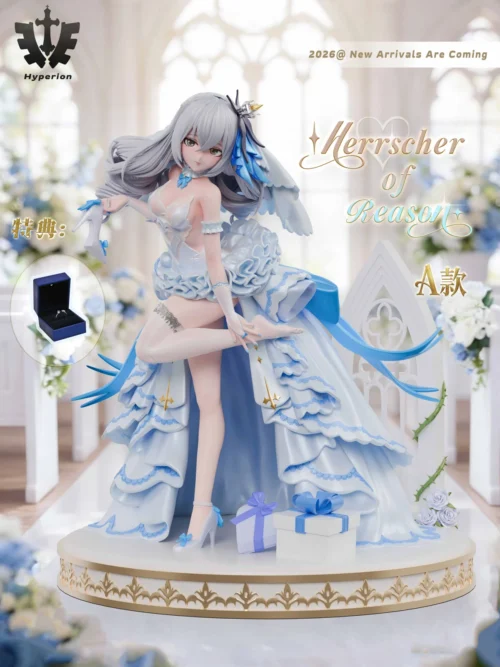 1/6 Scale Wedding Dress Herrscher of Reason Ver. Bronya Zaychik - Honkai Impact 3rd Archives Resin Statue - Hyperion Studio - Image 2