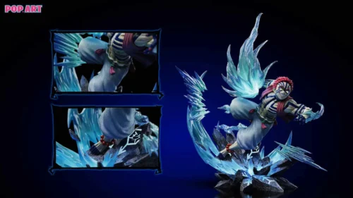 1/6 Scale Akaza with LED - Demon Slayer: Kimetsu No Yaiba Resin Statue - POP.ART Studio - Image 1