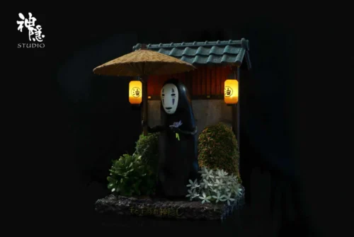 Meet Series No-Face's Thoughts on a Rainy Night with LED - Spirited Away Resin Statue - ShenYin Studio - Image 2
