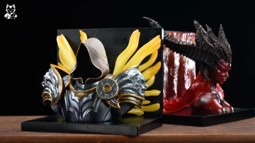 Inarius & Lilith Bookend - Diablo Resin Statue - PiPi Studio - Image 2