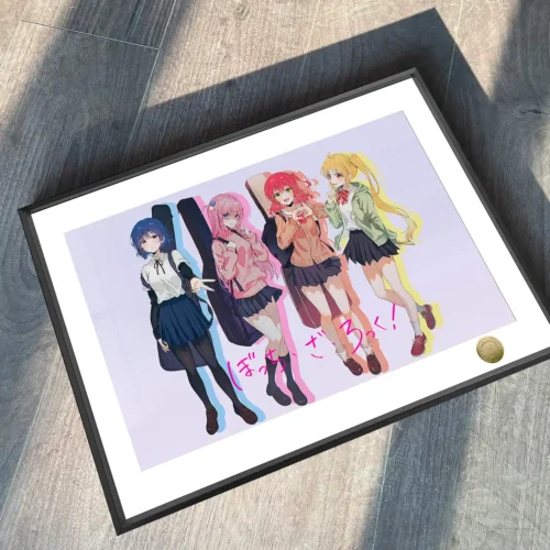 A3 & 4K Size Kessoku Band Decorative Painting - Bocchi the Rock! Decoration Painting - HuangGua Studio - Image 1