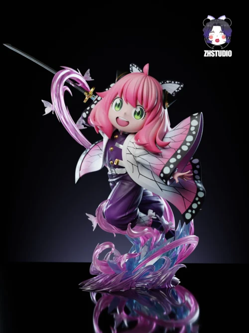 Shinobu Kocho Cosplay Anya Forger - Demon Slayer: Kimetsu No Yaiba SPY X FAMILY Resin Statue - ZhengHuo Studio - Image 2