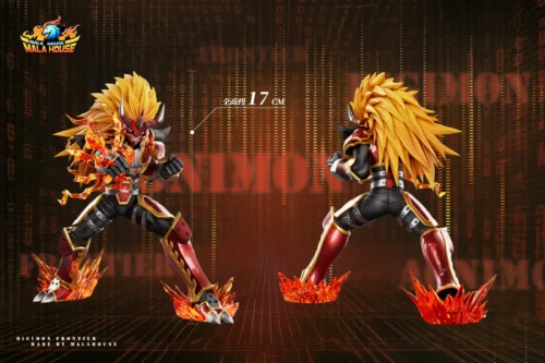 Agnimon & Wolfmon & Chackmon - Digimon Resin Statue - MALA House Studio - Image 2