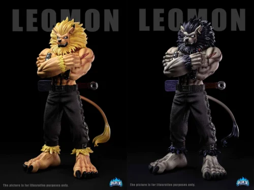MH & Small Scale Leomon - Digimon Statue - TiaoTiao Hall Studio - Image 1