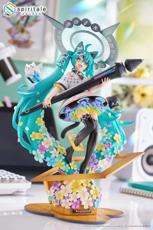 1/7 Scale My Figure Making! The Painter Ver. Hatsune Miku with LED - VOCALOID Official Statue - TAITO - Image 2