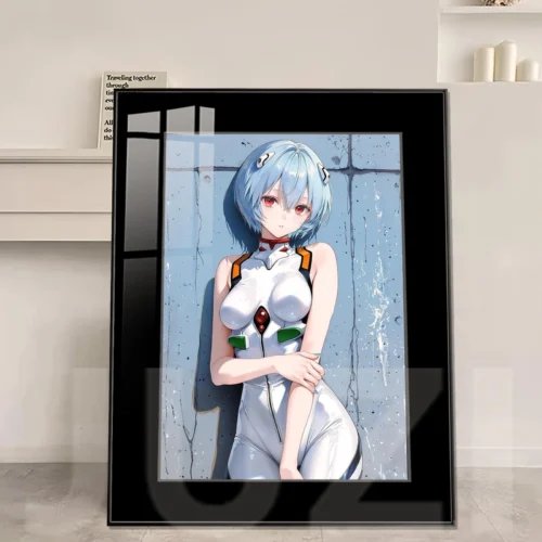 Whispering Rei Ayanami Decorative Painting - (EVA) Neon Genesis EVAngelion Decorative Painting - JuZi Studio - Image 1