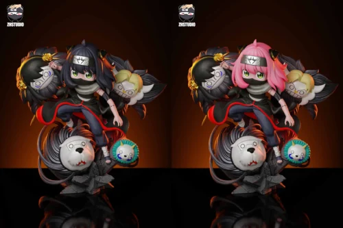 Kakuzu Cosplay Anya Forger - Naruto SPY X FAMILY Resin Statue - ZhengHuo Studio