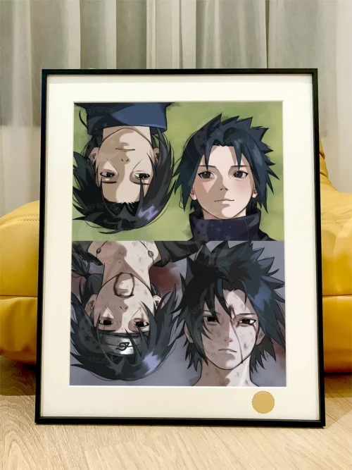 Uchiha Brothers Decorative Painting - Naruto - Xingkong Studio