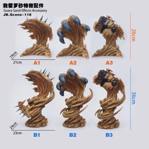 Gaara's Sand Special Effect Pcs ONLY - Naruto Resin Statue - JacksDo Studios