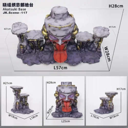 Akatsuki Amegakure Base ONLY - Naruto Resin Statue - JacksDo Studios