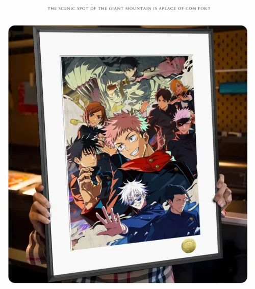 A3 & 4K Size Super-Powerful Sorcerers Decorative Painting - Jujutsu Kaisen Decoration Painting - HuangGua Studio - Image 2