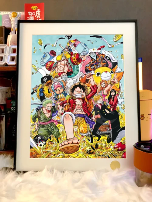 Let's Go, Straw Hat Pirates! Decorative Painting - ONE PIECE - Xingkong Studio - Image 2