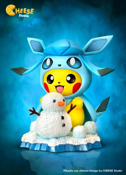 Glaceon Cosplay Pikachu - Pokemon Resin Statue - CHEESE Studio - Image 1