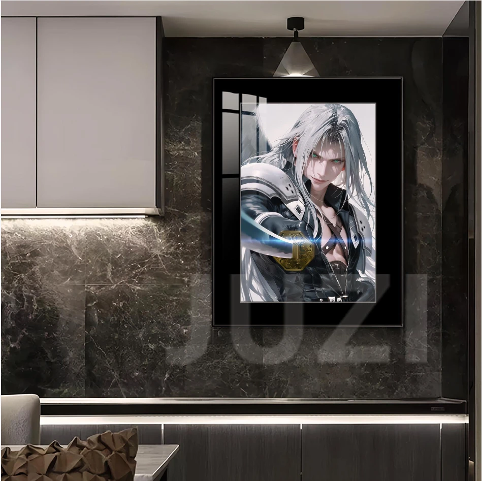 Silver Blade Sephiroth Decorative Painting - (FF7) Final Fantasy VII Decorative Painting - JuZi Studio - Image 4